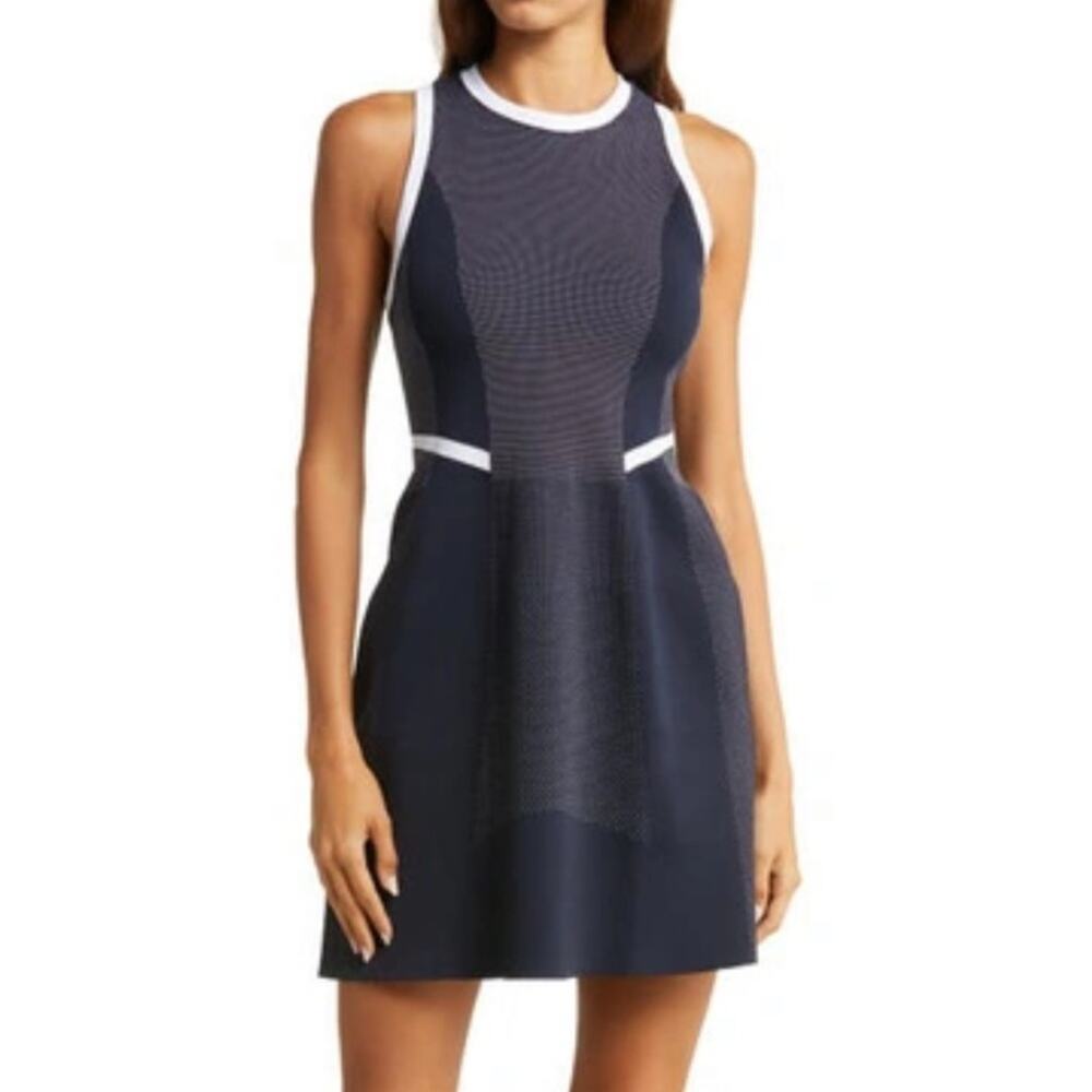 Sweaty Betty Interval Seamless Workout Dress Navy Blue